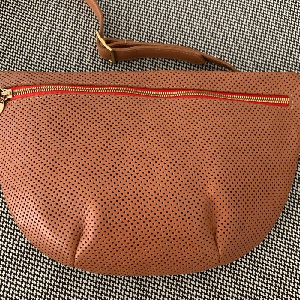 Clare V. Cuoio Perf Grande Fanny Crossbody - Picture 3 of 13